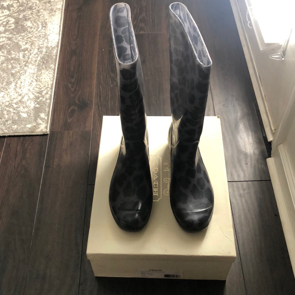 Coach rain boots